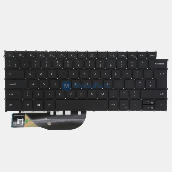 8210001010 UK Keyboard for Dell XPS 15 9500 XPS 17 9700